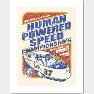 Human Powered Speed Championships 1983 Posters and Art